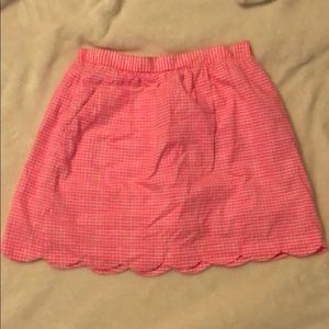 Lilly Pulitzer Gingham Skirt